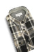 Grenoble Flannel Shirt in Grey White and Black