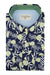 Lima Short Sleeve Shirt in Navy and Lime