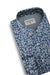 Larne Floral Shirt in Savoy Blue and White