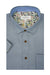 Puebla Easy-Care Oxford Short Sleeve Shirt in Mystic Lake Blue