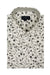 Rosario Floral Short Sleeve Shirt in White and Grey