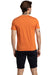 Organic Cotton T-Shirt with Chest Pocket in Burnt Orange