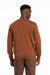 Donegal Cotton Sweater in Rust