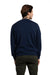 Donegal Cotton Sweater in Navy