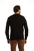 Cotton Crewneck Sweater in Black