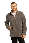 Pull polaire 1/4 haut Newtownards en gris granit
