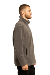 Pull polaire 1/4 haut Newtownards en gris granit