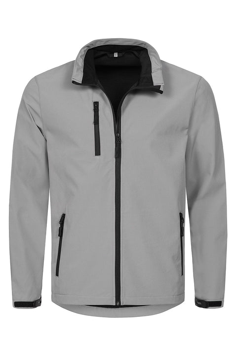 Active softest shell jacket in Grey