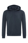Sweat à capuche unisexe en bleu nuit