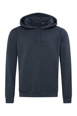 Sweat à capuche unisexe en bleu nuit