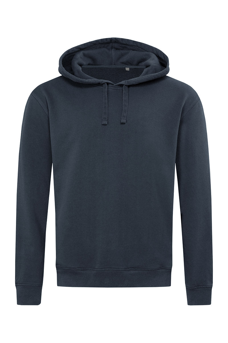 Sweat à capuche unisexe en bleu nuit