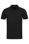 True Pique Polo Shirt in Black